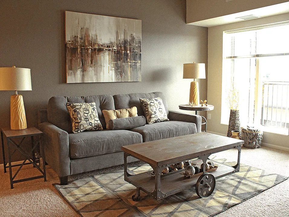 Spacious Living Room with Natural Light