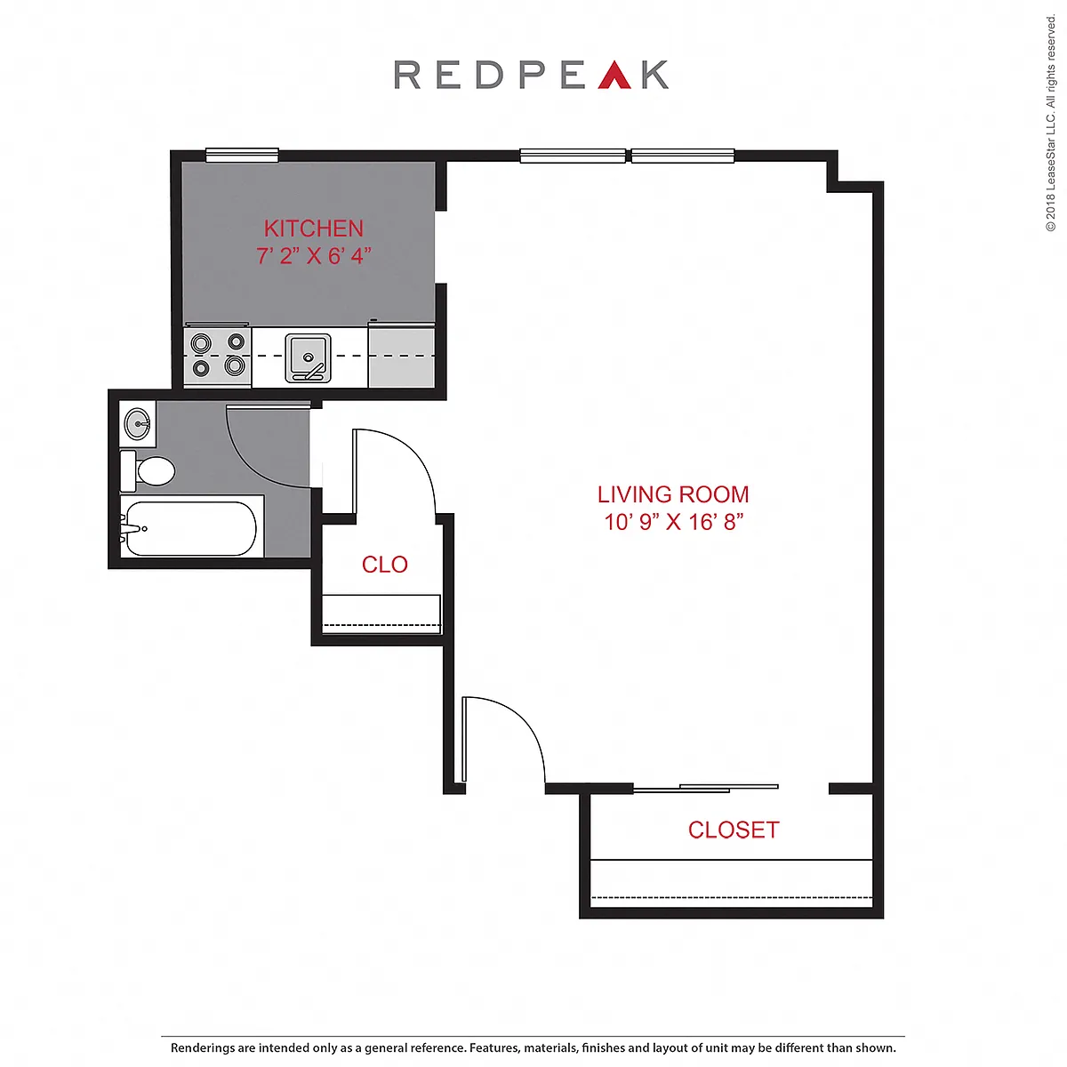 Floor plan Plan S5 - Studio