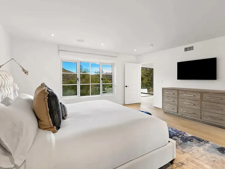 Smart T.V. and technology are incorporated in every room in this modern Chateau.