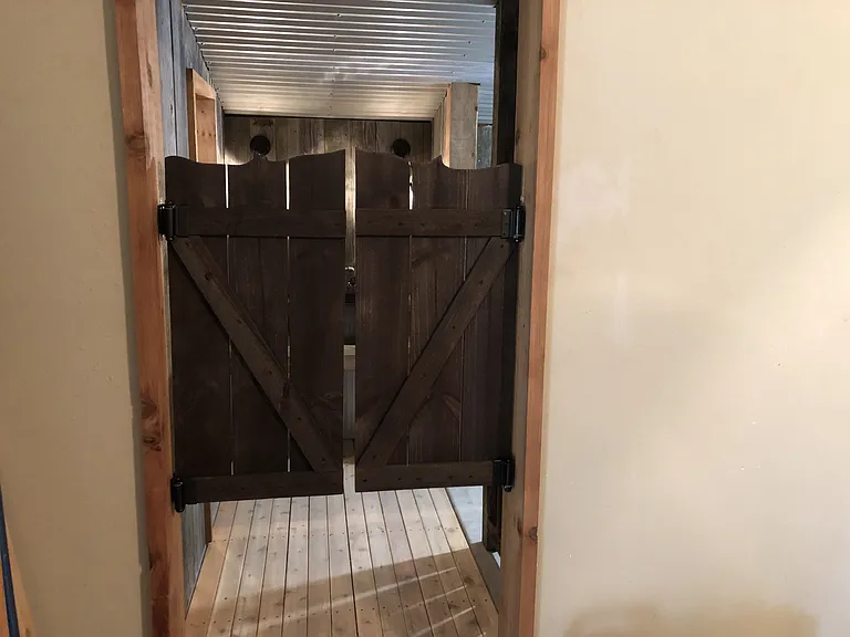 Doorway to master bathroom