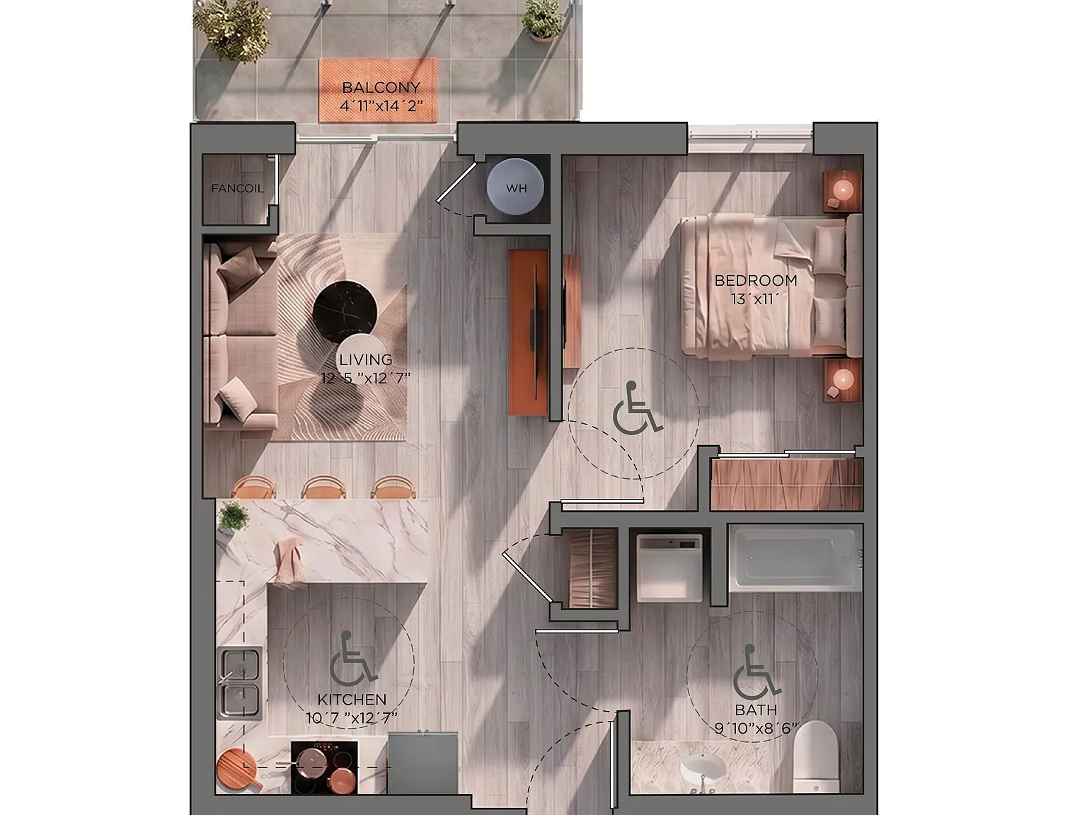 1 bed, $1,750 — Photo 3