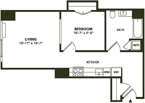 Floor plan Jr 1B