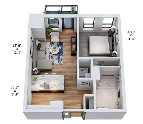 Floor plan B3