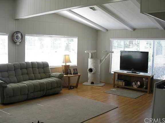LIVING ROOM W/VAULTED BEAMED CEILING