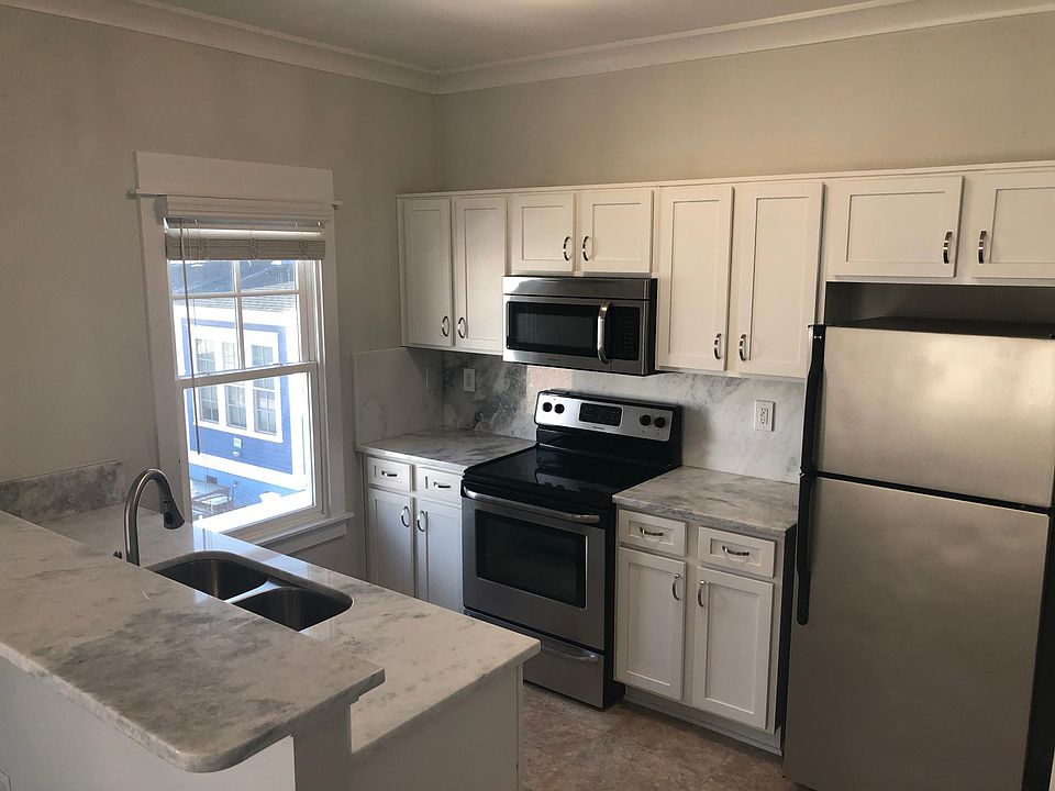 Kitchen with brand new granite countertops