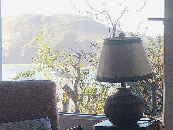 That’s bird island behind 