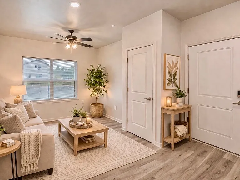Bright and comfortable living area designed for everyday relaxation and easy living.