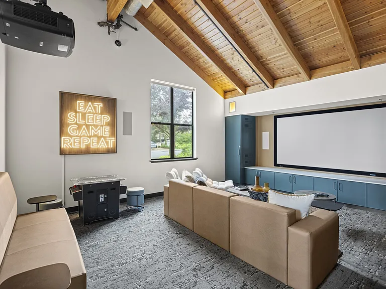 Community Game Room at The Lakes Apartments in Bellevue, WA 98007