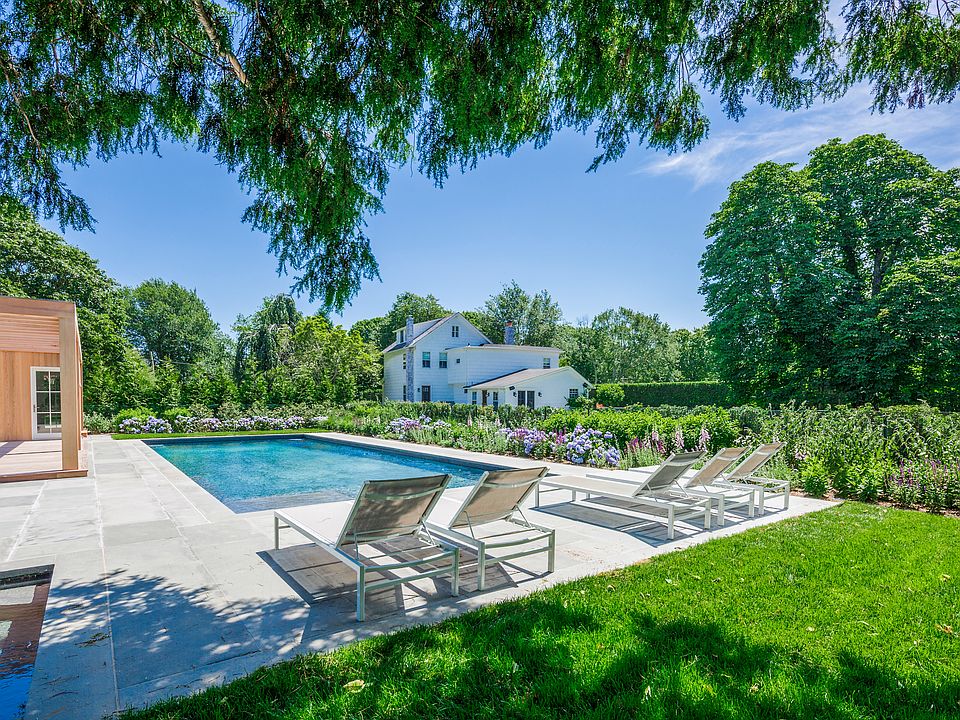 VIEW LOOKING SOUTH OVER POOL