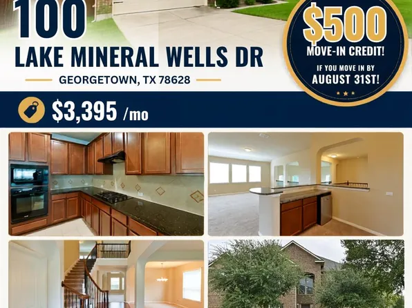 100 Lake Mineral Wells Dr, Georgetown, TX 78628