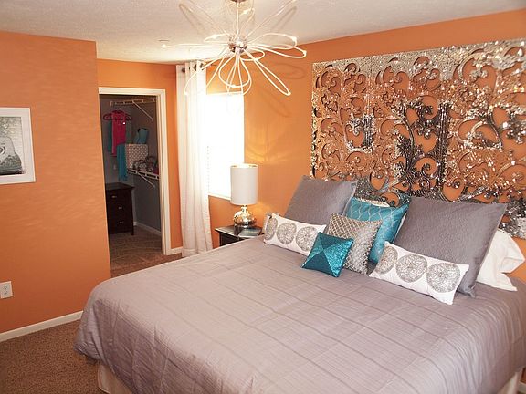 Master Bedroom (model): fits king size furniture, walk in cl