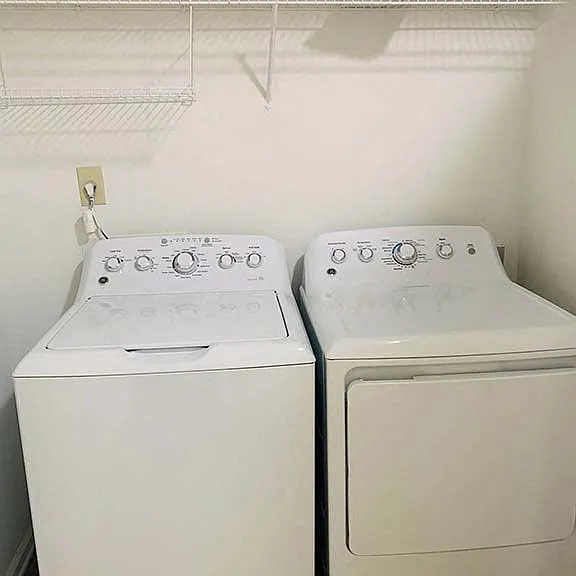 In unit washer and dryer