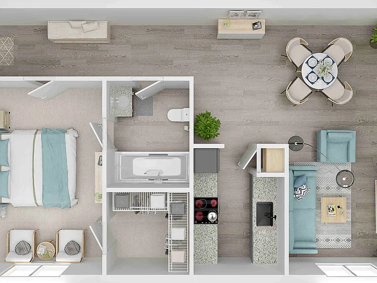 Ashford Willow Falls 1 bed 1 bath 700 sqft Ashford Willow Falls 1 bed 1 bath 700 sqft