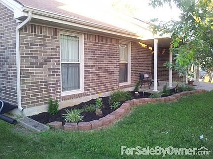 Front left side of house