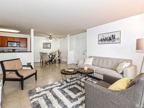 Spacious dining area.