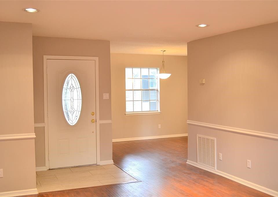 Front door from living area is a welcoming entrance