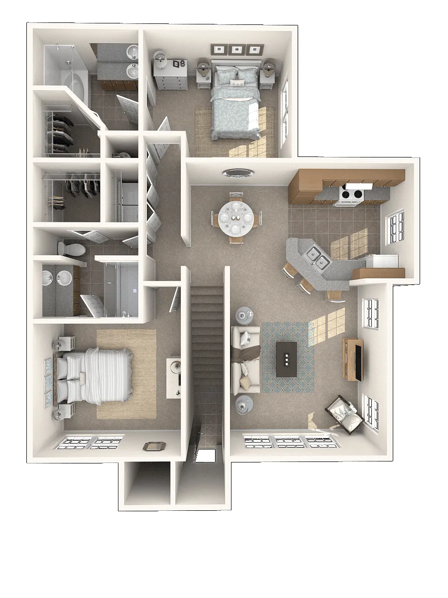 Floor plan St. Lucia