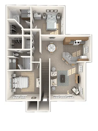 Floor plan St. Lucia