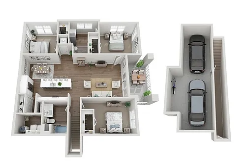 Floor plan 3B
