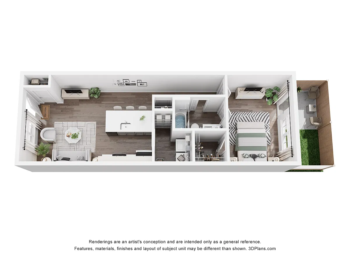 Floor plan Row House