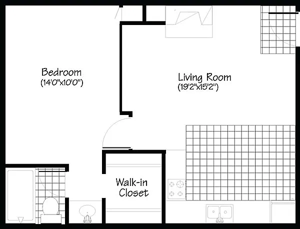 Floor plan STUDIO