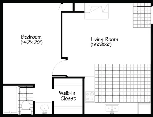 Floor plan STUDIO
