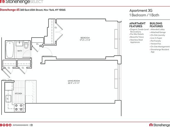2nd image of 360 E 65th St APT 3G