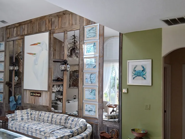 Rt side of Living Rm / Foyer to 2 Bedrms and Guest Bath