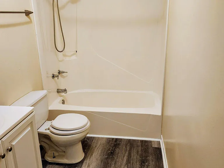 Bathroom with hand held shower head