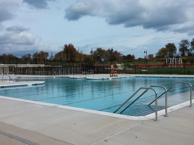 Community swimming pool at the clubhouse