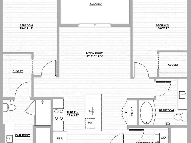 B3 floor plan Pierside North