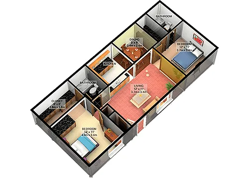 Floor plan B1