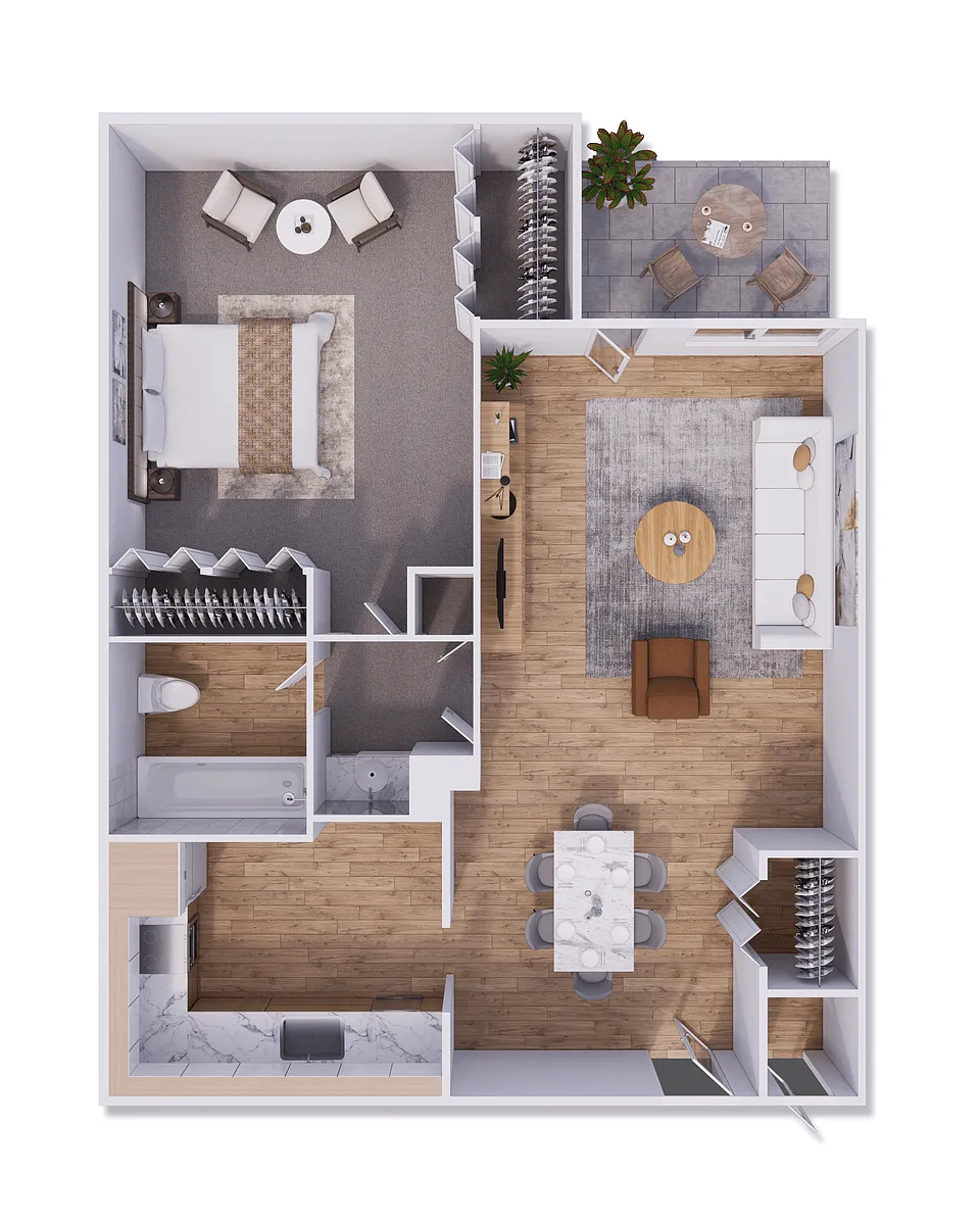Floor plan East Mid A1