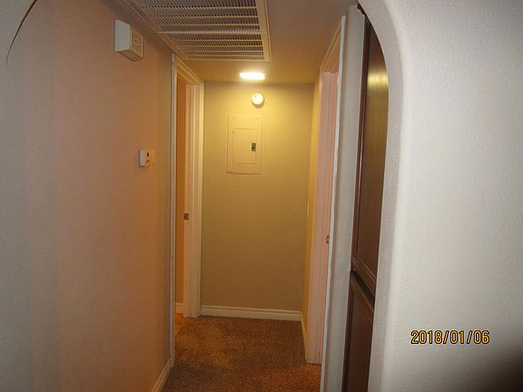 Hallway view looking from living room