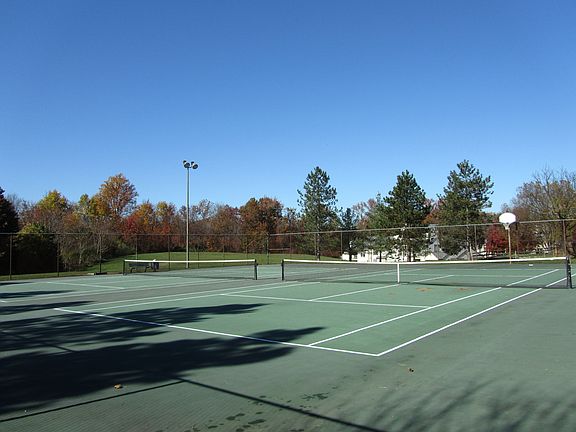 Two professional tennis courts