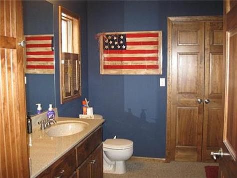 Master bath and walk in closet.