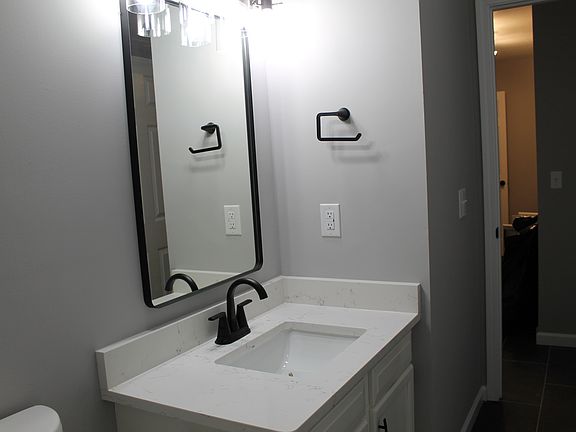 Updated Large Hall Bath with Quartz Countertops