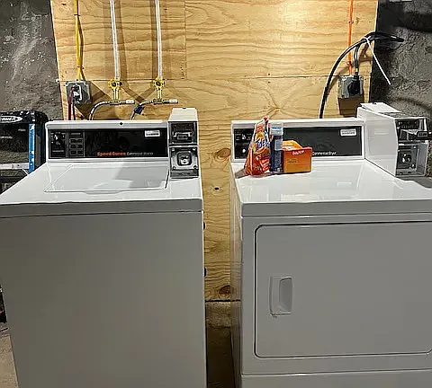 Shared Laundry in Basement