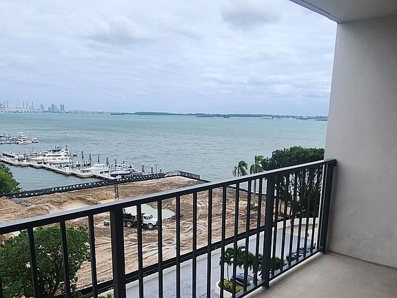 View from the balcony towards Key Biscayne