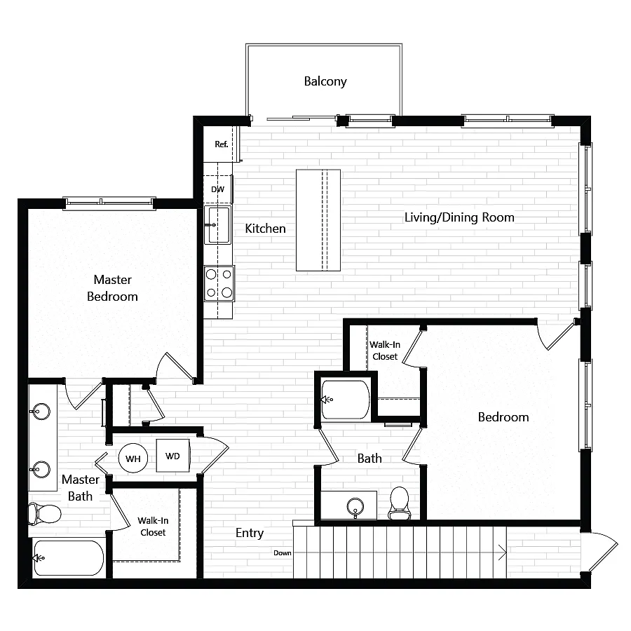 Floor plan Plan 2C