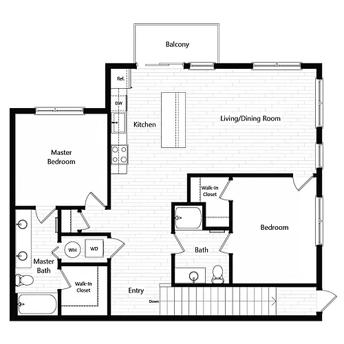 Floor plan Plan 2C