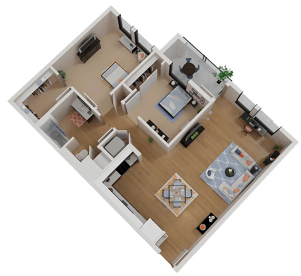Floor plan B1A