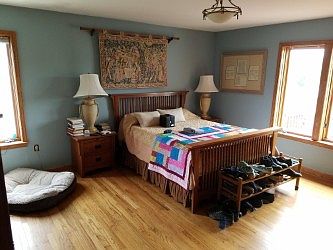 Master bedroom, furniture is avalaible if desired