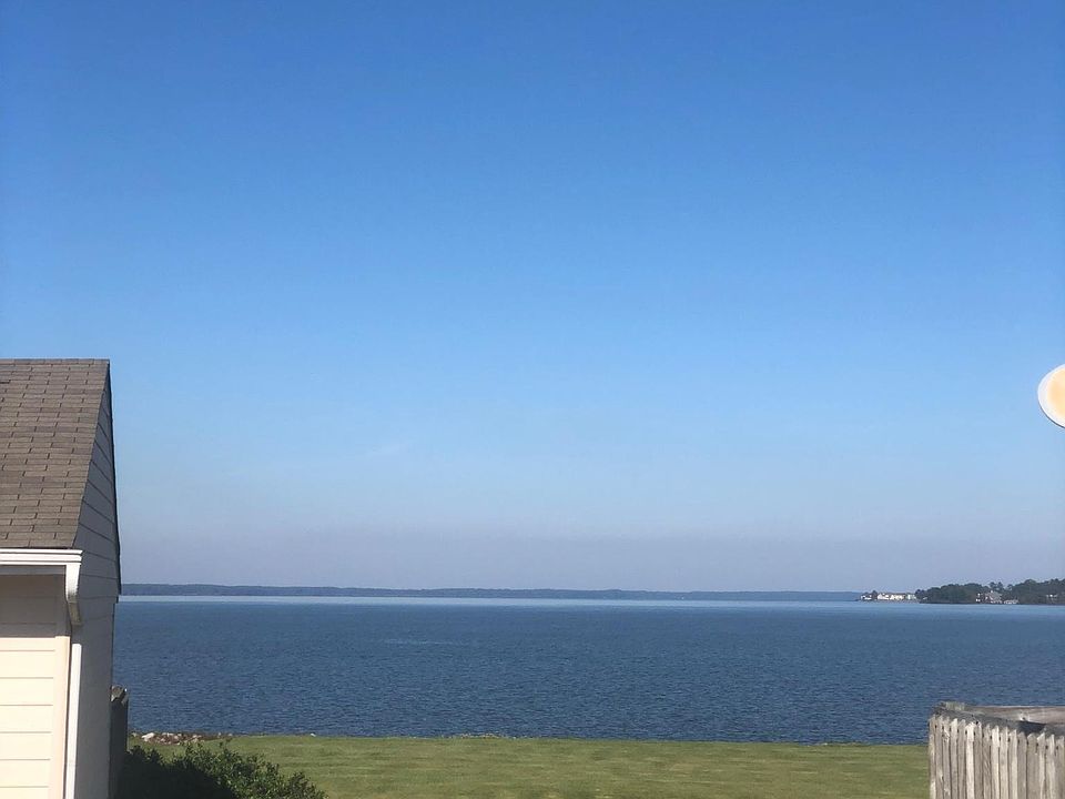 Water view from second floor deck