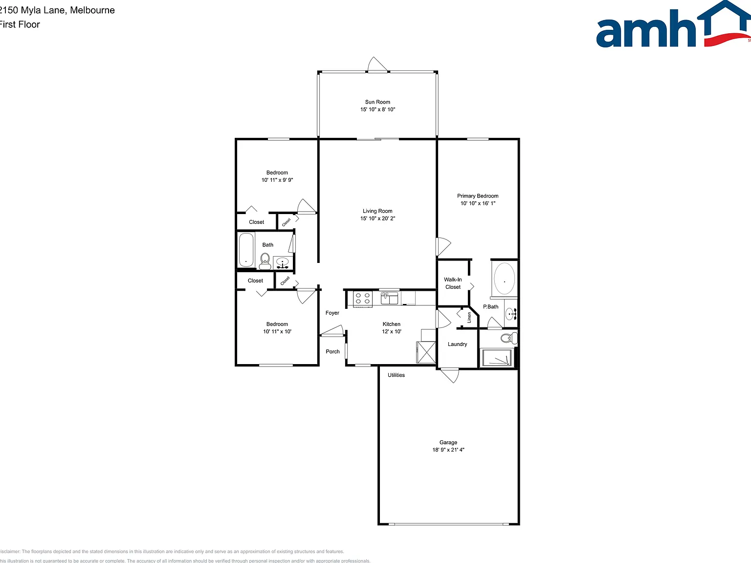 3 bed, 2.0 bath, 1264 sqft, $2,020 — Photo 2