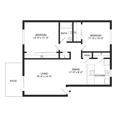 Floor plan The Elm
