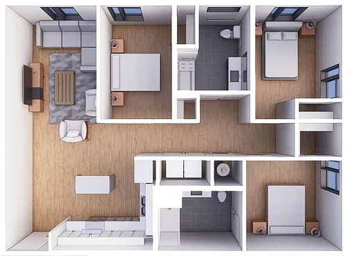 Floor plan 3 bedroom