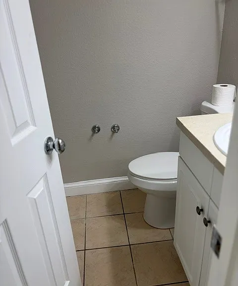 1st floor half bath