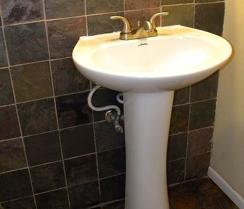 Slate Tile in Master Bath