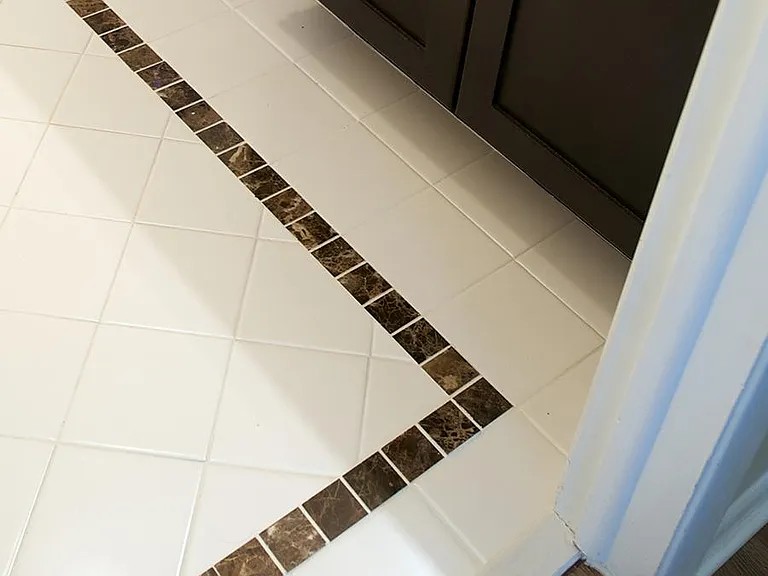 Marble Detail - Bathroom Floors